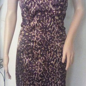 London Times - Animal Print Sheath Dress
